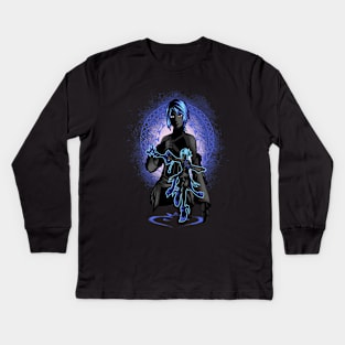 Keyblade Master Aqua Kids Long Sleeve T-Shirt